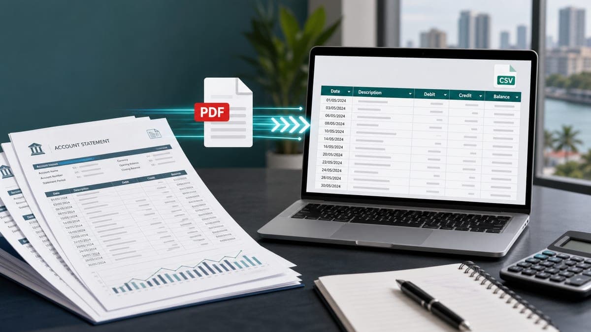 Bank Statement OCR for Xero and QuickBooks CSV Imports